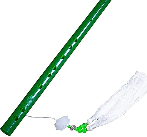 BBAUER flauto dolce flauto traverso flauto irlandeseFlauto traverso in giada imitazione stile antico, uno strumento a fiato per studenti, principianti e adulti(Color:C)