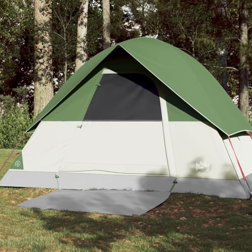 Tino Tech Tente de camping dôme pour 3 personnes - 213 x 213 x 132 cm - Coupe-vent - Tente familiale - Grande tente à lancer - Tente de festival - Tente à lancer pour famille - Polyester - Vert