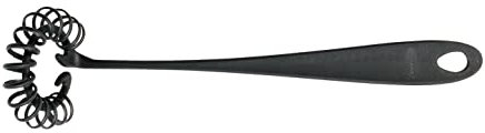 Fiskars Spiralbesen, Länge: 27 cm, Ø 7 cm, Essential, Kunststoff, Schwarz, 1079061