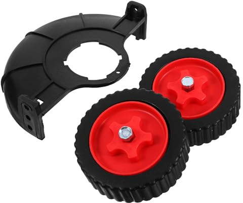 SHINEOFI Roue de Support Réglable pour Tondeuse à Gazon Roue de Remplacement Silencieuse et Résistante pour Débroussailleuse et Désherbage Accessoire Solide et Facile à Installer