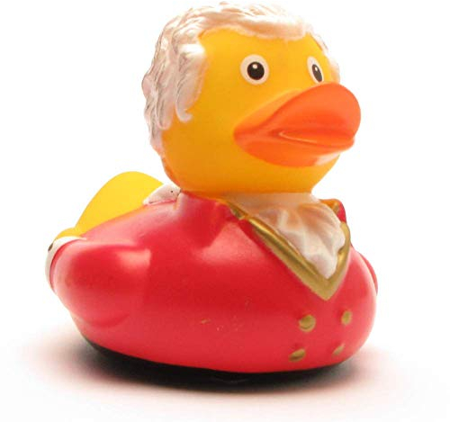 Duckshop I Badeente I Quietscheente I Wolfgang Amadeus Mozart Ente I L: 7,5 cm