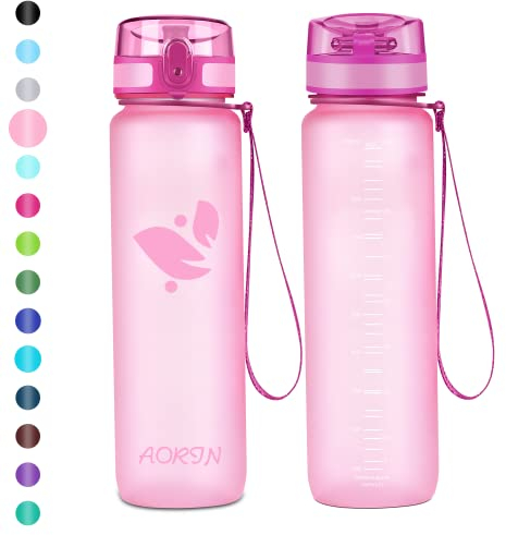 AORIN Trinkflasche - 750ml - Wasserflasche BPA-Frei & Tritan Auslaufsicher Sportflasche, Erwachsene,Trinkflasche Kinder, Fitness,Laufen,Yoga,Fahrrad,Outdoor