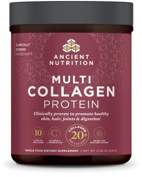 Ancient Nutrition Hydrolyzed Multi Collagen Peptides Powder, Unflavored