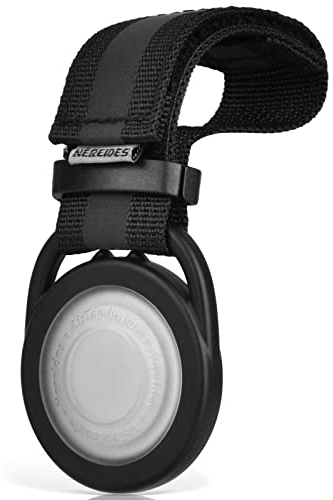 Nereides Wasserdicht Hülle für Airtag Anhänger,IP67 Robust Sperren Case, Shockproof Anti-Scratch mit Airtag Schlüsselanhänger,Geeignet für Fahrrad, Hund, Katzen