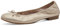 Tamaris Damen Klassische Ballerinas, Frauen Flats,Slip-ons,klassisch elegant,Ballerinen,Pumps,Halbschuhe,Sommerschuhe,Slipper,Champagne,36 EU