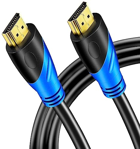 Rommisie 8K HDMI 2.1 Kabel 1m, 8K@60Hz 4K@120Hz Ultra High Speed Kabel Lead 48Gbps, Supports eARC HDR10 HDCP 2.2/2.3, Kompatibel mit all HDMI devices PC/TV/HDTV/Blu-ray