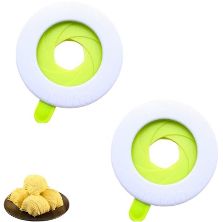 AABDTYYD 2 Pièces Mesureur de Spaghettis, Outil de Mesure de Spaghetti avec Portions Ajustables pour 1-4 Personnes, Doseur Spaghetti, Nouilles de Riz, Pâtes et Spaghettis