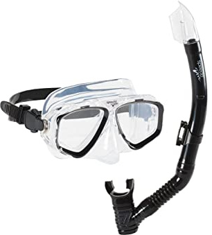 Speedo Adult Unisex Adventure Dive Set Dive Sets, Black/Black, 1Sz