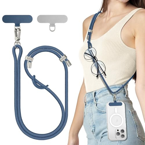 SURPHY Phone Lanyard with Tether Tab, Adjustable Crossbody Phone Strap