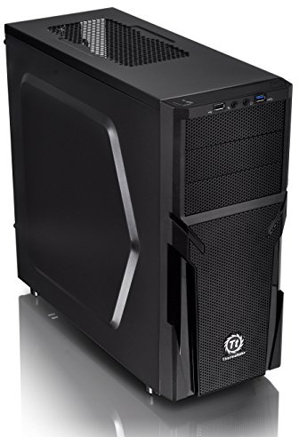 Thermaltake Versa H21 SPCC ATX Mid Tower Computer Chassis CA-1B2-00M1NN-00,Black