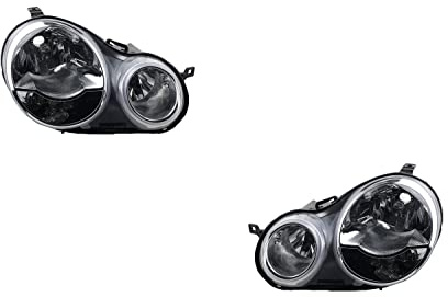 Johns, Scheinwerfer Halogen passend für VW Polo 9N 01-05 Satz H7 H1 Links und Rechts
