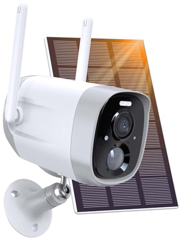 NETVUE Caméra de Surveillance Extérieur sans Fil, Camera 2.5K 4MP avec Audio Bidirectionnel, Détection Mouvement PIR/AI, Vision Nocturne Couleur, Étanche IP65
