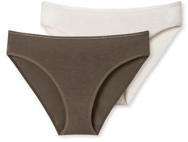 Schiesser Damen 2 Pack Taislip Unterwäsche - Modal Essentials, Sortiert 2_181763, 40
