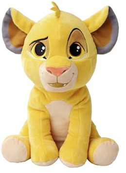Simba 6315870070 Disney Lion King, 30 años Rey León, Peluche de 25 cm, Adecuado a Partir de los Primeros Meses de Vida