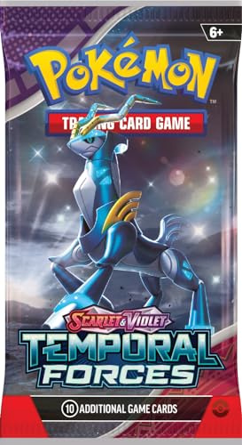 POKEMON TCG : SCARLET ET VIOLET : FORCES TEMPORALES : BOOSTER PACK - 10 Cartes