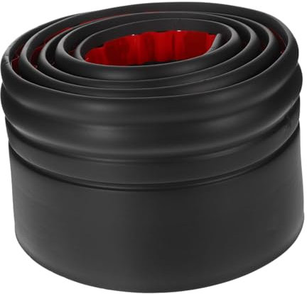 KONTONTY Wandleiste Selbstklebend Verdickte Fußleistenumrandung Selbstklebende Wandumrandung Für Bad Wohnzimmer Tv Hintergrund Tür Schrank Schlafzimmer Wasserfeste Fußleistenverkleidung