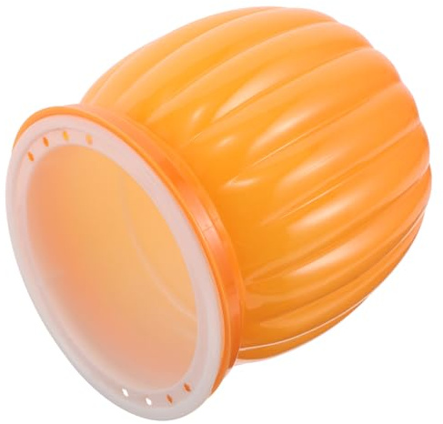 BESPORTBLE Pot de Fleurs Automatique Forme Citrouille Pot Décoratif Plastique pour Plantes Grasses et Fleurs Intérieures