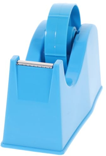 WOONEKY Dispensador de Cinta Adhesiva de Escritorio Cortadora Soporte Estable Base Antideslizante Máquina Cortadora de Papel Adhesivo para Embalaje y Sellado Uso Color Color Aleatorio
