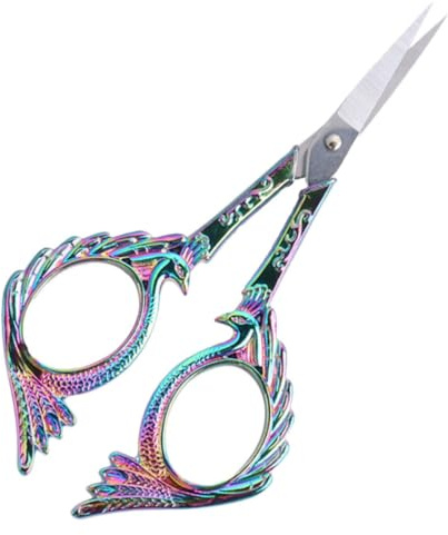 LALAFINA Ciseaux à Sourcils pour Tailler et Broder Précision Quotidien en Acier Inoxydable Légers et Faciles à Utiliser, Outil et Chic