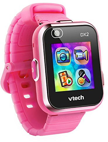 VTech Kidizoom Smart Watch DX2, Pink Watch for Kids with Games, Camera for Photos & Videos, Colour Screen, Photo Effects & More, for Infants aged 4, 5, 6, 7 + years, English Version