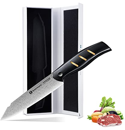 OREMAKE 5-inch Utility Knife Coltello da Cuoco Cane da Pastore - 5 Pollici, Coltello multiuso per Tagliare, Affettare o Tagliare a Dadini (5-IN)