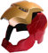 AYEBUD Iron Man Helmet Superhero Avengers 1:1 Model Mask Wearable Luminous Toys Cosplay Costume Props for Christmas Halloween Birthday Gift Manual Open/Close,Red-Teen 55cm A