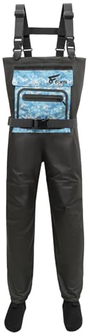 8 Fans Fishing Waders for Men and Women, Chest Waders- Waterproof Bootfoot, Neoprene Waders for Hunting & Fishing XS