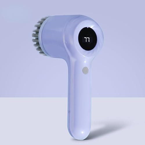 Wireless Electric Cleaning Brush - Ideal for Home Cleaning, Kitchen, Bathroom and Shoes Scrubbing (Lavender)