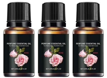 Massage Körperöl - Essenzöle Für Den Körper - Langanhaltendes Massageöl Mit Rosenduft,10 Ml Feuchtigkeitsspendendes Feuchtigkeitsspendendes Massage Körperessenzöl Für Frauen