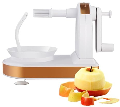 Éplucheur à manivelle, éplucheur de pommes de terre à manivelle | Éplucheurs de carottes pour la cuisine | Éplucheur de fruits manuel, éplucheur de fruits rotatif, Machine à éplucher les fruits à mani