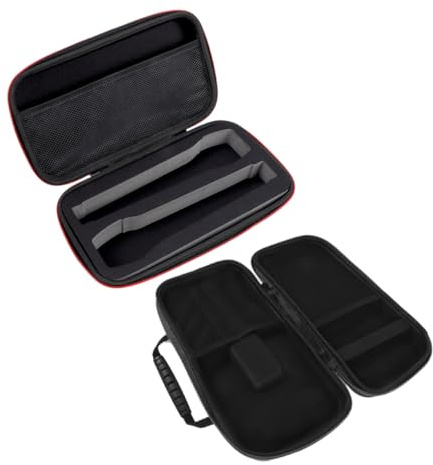 VANZACK 2pcs Mic Storage Pouch Carry Case for Wireless Microphone Holder for Musicians Portable