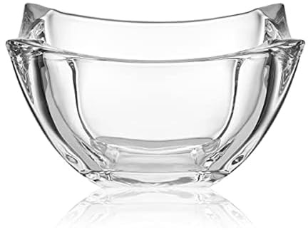 Mikasa Baron Crystal Square Bowl, 8 Inch