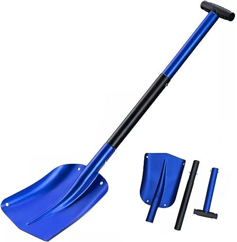 Wudaizhi Retractable Outdoor Snow Aluminum Alloy Ice Winter Snow Remover Tool Camping Garden Folding Survival Tools
