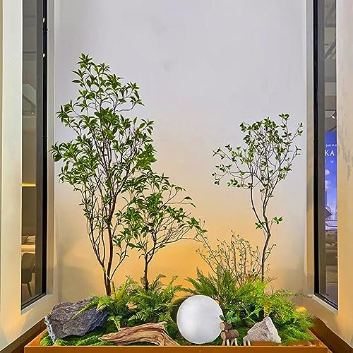 Artificial Tree, Bell Tree Large Fake Tree Green Plant Landscape Decoration Indoor Courtyard Corner Window Staircase Landscaping Ornament H 1.2M/3.9FT Decoration