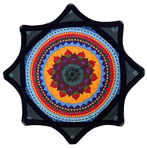 Cnrfeoap Accessoires de jonglage rotatifs en tissu avec motif imprimé tendance pour parc, fête, école, événement amusant, jonglage, accessoires de pratique de jonglage, mouchoir de danse