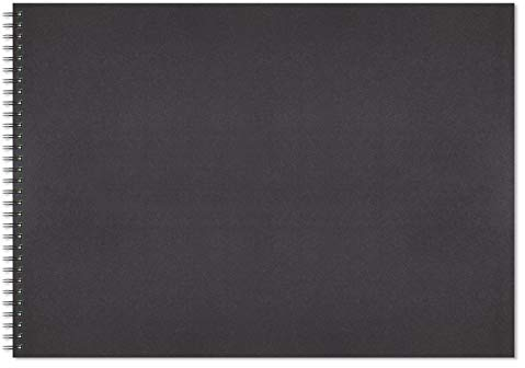 Artgecko Classy Gecko Skizzenbuch, DIN A2, Querformat, 80 Seiten (40 Blatt), 150 g/m², säurefrei, weißes Zeichenpapier