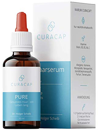 CuraCap Pure hårserum för kvinnor: hårbottenvård med endast 7 ingredienser