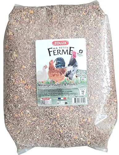 Zolux, Aliment Composé Mélange Poulets et Poules Basse Cour, 10 kg