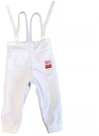 KXJPIZIYB Pantalon D'escrime, Combinaison Uniforme D'escrime 350N, Vêtements de Protection pour Équipement D'escrime, Pantalon D'escrime Fleuret/épée/Sabre(44#)