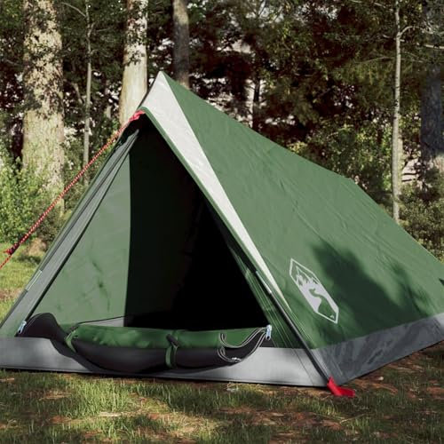 Homgoday Tienda de campaña familiar moderna para 2 personas, tienda de campaña de protección para grupos, tienda de campaña para festivales, camping, viajes, trekking, jardín, verde, 200 x 120 x 88/62