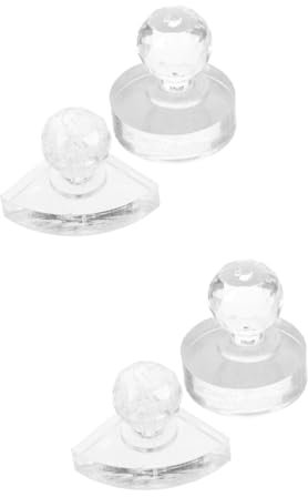 OSOLADY 4stücke Augen-make-up Presswerkzeug Für Runder Stempel Für Lidschatten Presstools Zur Reparatur Von Puderprodukten Transparentes Design