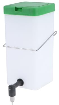 QUMIIRITY Bebedero para Conejos Automático 1L y Verde Fuente de Agua Potable para Mascotas Pequeñas Dispensador de Agua Antileak Herramienta para Beber Fácil de Limpiar