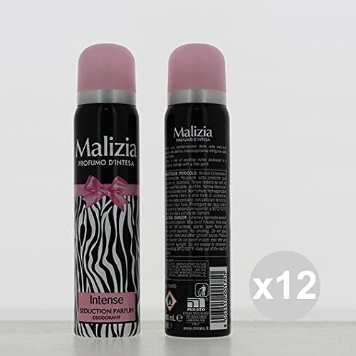 Lot 12 Malicieuse Déodorant Femme Spray 100 Intense Parfum Pour Le Corps