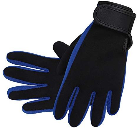 Neoprene Wetsuit Gloves Thermal Diving Gloves Elastic Scuba Gloves 3mm Anti-slip Diving Swimming Gloves for Men Women Diving, Surfing, Kayaking, Snorkeling, Sailing, Canoeing, Water Sports Gloves