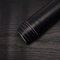 TOTIO Black Wallpaper with Wood Grain Self-Adhesive Furniture Film Oak Patterned Matt Thickened 40 cm x 3 m Waterproof Decorative Film for Cupboards, Wardrobes, Doors, Tables, Shelf