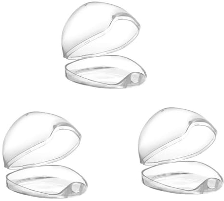 Schnullerhalter, 3 Stück Tragbar Schnullerbox Baby Transparent, Staubdicht Schnuller Aufbewahrungsbox, Schnuller Vorratsbehälter, Schnullerboxen für Unterwegs, Reisen, Zuhause, Outdoor-Aktivitäten