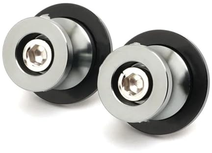 NFNVEKESD Diábolos para Moto para Y&amaha para YZF R1 1999-2018 2019 2020 2021 2022 2023 Tornillos Soporte Deslizadores carretes basculante Motocicleta CNC M6 6 mm 1 par(Titanium)
