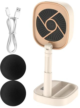 Ventilador portátil de cocina – Campana mesa plegable recargable de 5 velocidades | Ideal para cocina de cocina, filtración, grasa, aire interior, cocina, comodidad, limpieza, eficiencia
