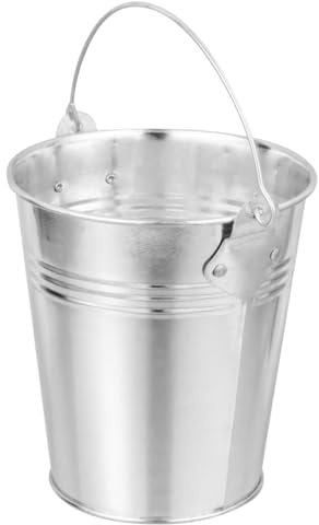 Tofficu Secchio per Olio e Grasso da Barbecue Antiruggine, Accessorio Leggero e Portatile per Grigliate all’Aperto, Campeggio e Feste, Raccogli Gocce per Mantenere la Griglia Pulita