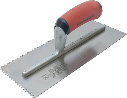 Flooring & Tiling Notched Trowel 1/2 x 15/32 V